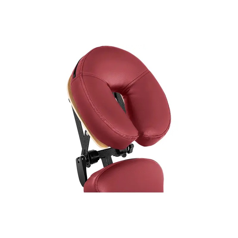 Taitettava hierontatuoli, 47 x 72 x 115 cm, 160 kg, punainen