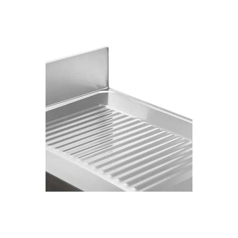 Royal Catering tiskiallaspöytä 2 allasta ruostumaton teräs 140 x 60 cm