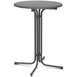 Royal Catering RC BIS80FG bistro pöytä 80 cm harmaa kokoontaitettava