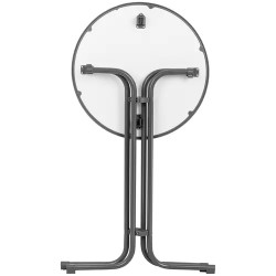 Royal Catering RC-BIS80FG bistro-pöytä 80 cm, harmaa, kokoontaitettava