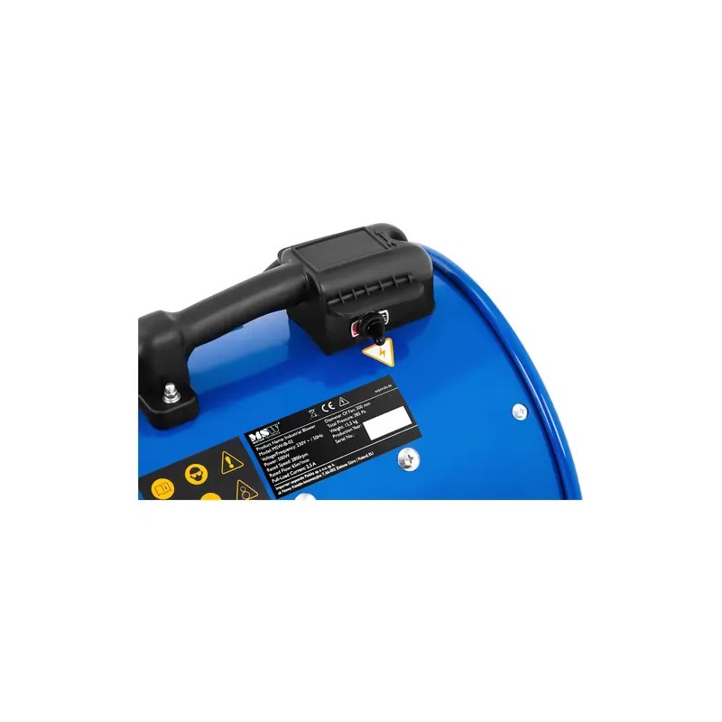 MSW-IB-02 Rakennustuuletin 3 900 m³/h Ø 300 mm 500 W