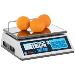 Pöytävaaka 15 kg / 5 g - kalibroitu - 23 x 30 cm - LCD