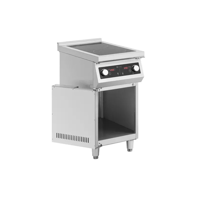 Royal Catering induktioliesi 8500 W 2 x 30 cm 240 °C säilytystilalla