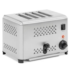 Royal Catering leivänpaahdin 1800 W 4 paikkaa ruostumaton teräs