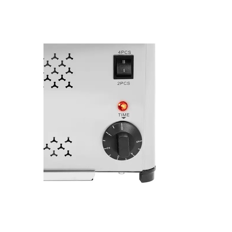 Royal Catering leivänpaahdin 1800 W 4 paikkaa ruostumaton teräs