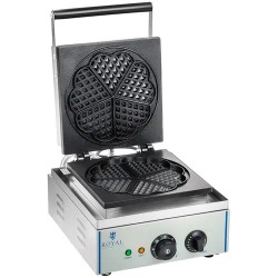 Royal Catering RCWM-1500-H sydämenmuotoinen vohvelirauta 1500 W