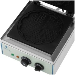 Royal Catering RCWM-1500-H sydämenmuotoinen vohvelirauta 1500 W
