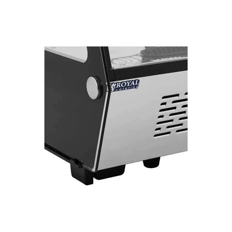 Royal Catering RCCC-160ST kylmähylyvitriini 160 l, ruostumaton teräs