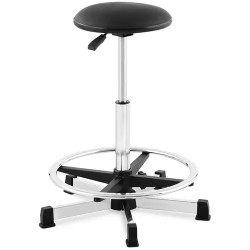 Fromm Starck kosmetikkajakkara musta korkeussäädettävä 530 800 mm 120 kg