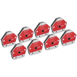 Magneettiset hitsauskulmat 8 kpl 30 45 60 75 90 105 enintään 50 kg teräs