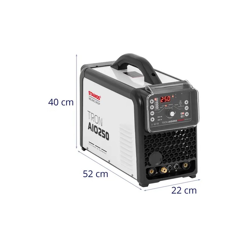 Stamos TRON AIO250 Kombihitsauslaite TIG AC DC MMA 250 A ja plasmaleikkuri 50 A