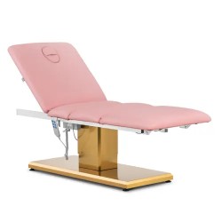 Sähköinen kosmetiikkasänky 3 moottoria 190 x 65 x 60 76 cm rosa kulta
