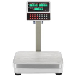 Kontrollivaaka SBS-PW-100/10, 100 kg / 10 g, 30 x 35 cm, LCD-näyttö jalustalla