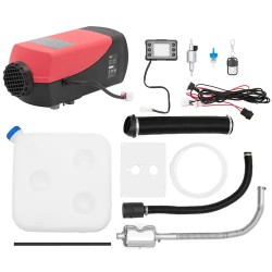 Diesel seisontalämmitin 12 V 8 kW 10 l säiliöllä