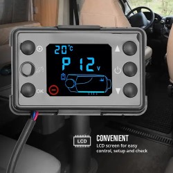 Diesel-seisontalämmitin 12 V 8 kW 10 l säiliöllä