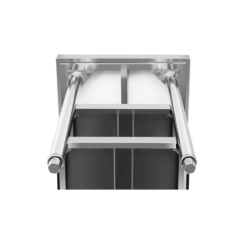 Royal Catering RCWT-180X60-3L-E ruostumattomasta teräksestä valmistettu työpöytä 60 x 180 cm