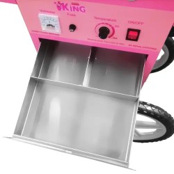 Royal Catering hattarakone vaunuineen, 52 cm, 1000 W, pinkki