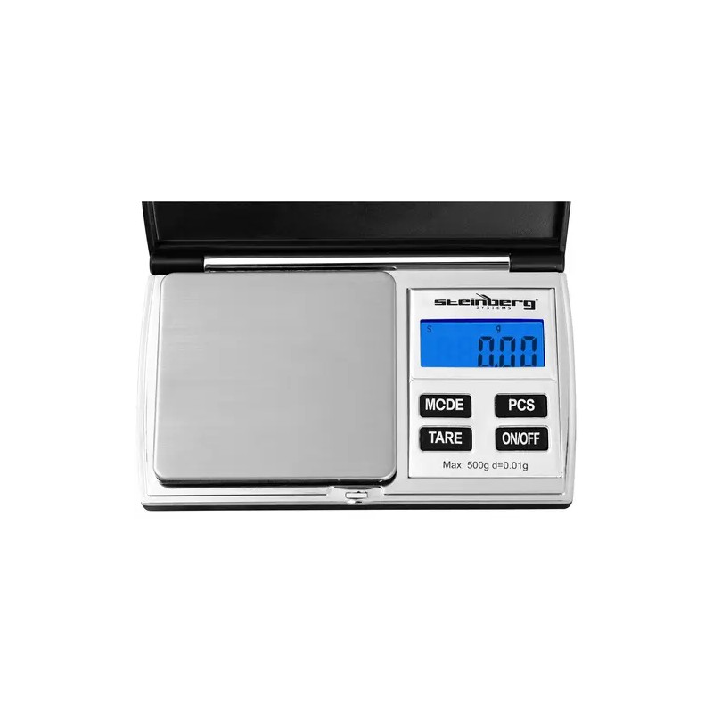 Digitaalinen taskuvaaka 500 g, tarkkuus 0,05 g / 200 g, 69 x 64 mm
