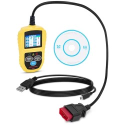 OBD2 diagnostiikkalaite 8 18 V LCD näytöllä