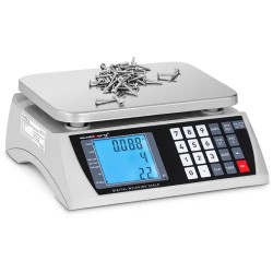 Kappalelaskeva vaaka 30 kg 1 g 22 3 x 17 4 cm akkukäyttöinen LCD näytöllä