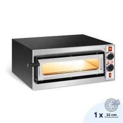 Royal Catering RC POB140GL sähköinen pizzauuni 32 cm 1600 W