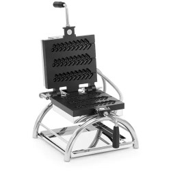 Royal Catering RCWM 02 E kääntyvä vaffelirauta tikkuvaffeleille 2 x 1000 W
