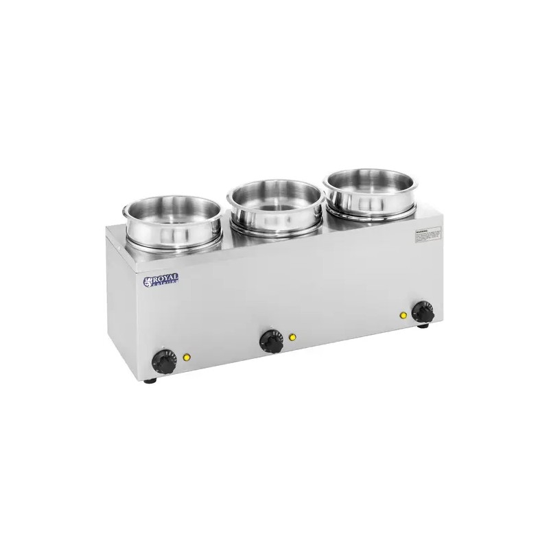 Royal Catering RCBM-3/4R Keittostation 3 x 2,75 l 450 W