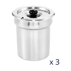 Royal Catering RCBM-3/4R Keittostation 3 x 2,75 l 450 W
