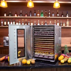 Royal Catering ruoankuivuri 1500 W 16 ritilää
