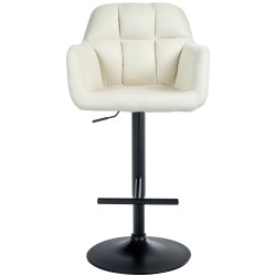 Säädettävä baarijakkara käsinojilla ja selkänojalla - mukava ja tyylikäs