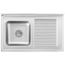 Royal Catering RC-IKS11 tiskiallaskaappi ruostumaton teräs 100 x 60 cm