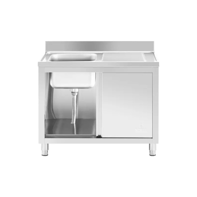 Royal Catering RC-IKS11 tiskiallaskaappi ruostumaton teräs 100 x 60 cm