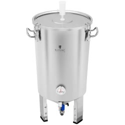 Royal Catering RCBM-44CF käymiskattila 30 l, ruostumaton teräs, termometri