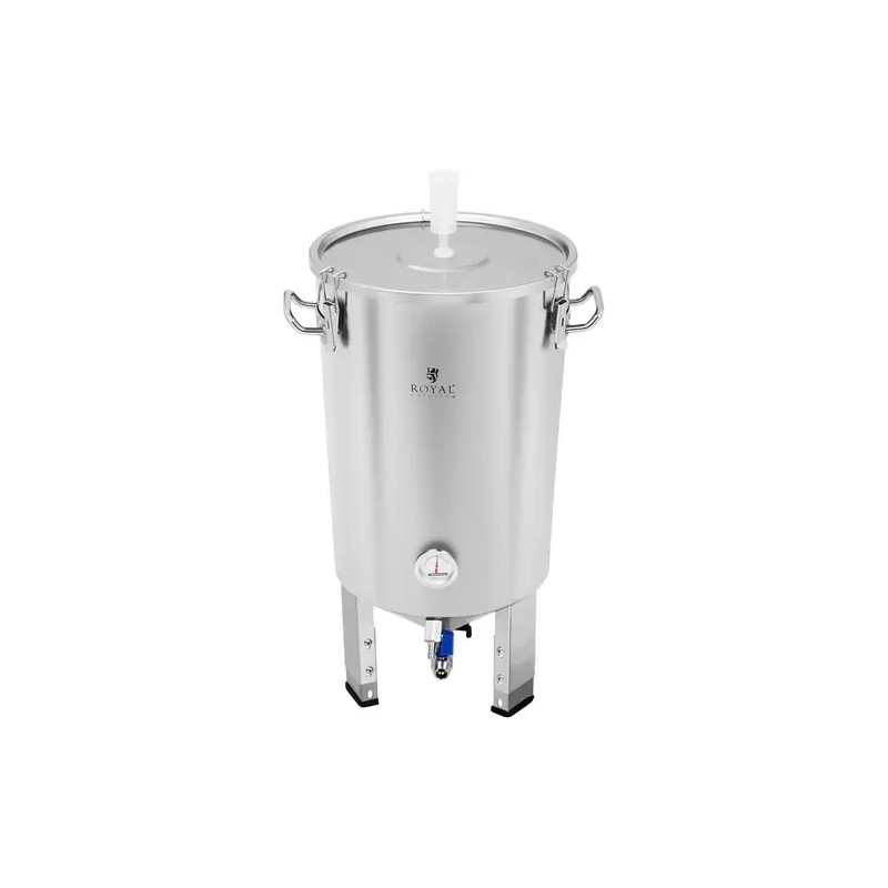 Royal Catering RCBM-44CF käymiskattila 30 l, ruostumaton teräs, termometri