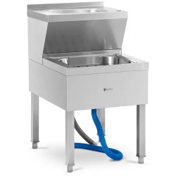 Royal Catering Käsienpesu ja tyhjennysallas 88 cm ruostumaton teräs