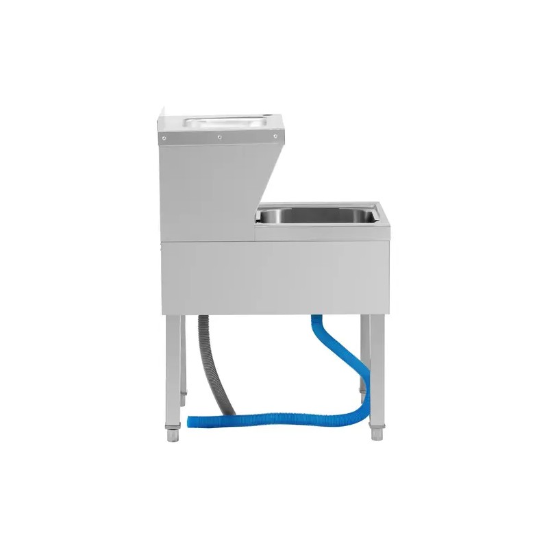Royal Catering Käsienpesu- ja tyhjennysallas, 88 cm, ruostumaton teräs