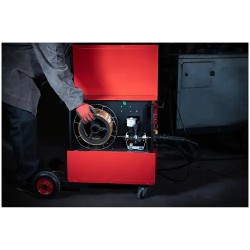 Stamos Germany SMIG-250 MIG-MAG-hitsaussetti 250 A ja Sub Zero -hitsauskypärä 45,8 kg