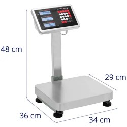 Steinberg Systems digitaalinen kontrollivaaka 60 kg 0,005 kg 29 x 34 cm
