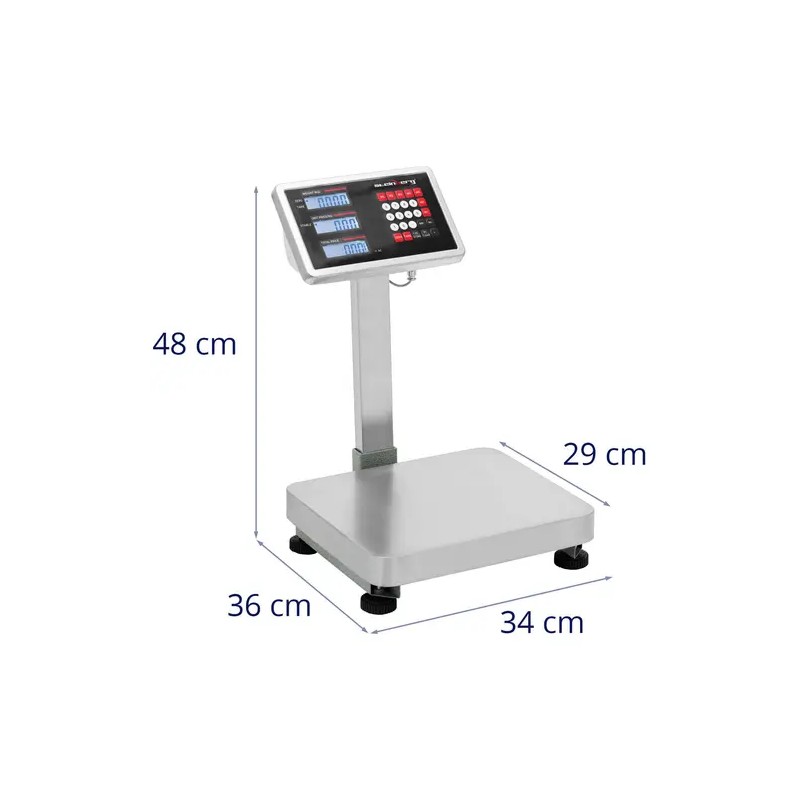 Steinberg Systems digitaalinen kontrollivaaka 60 kg 0,005 kg 29 x 34 cm