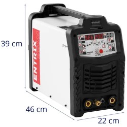 ALU-hitsaussetti 200 A ENTRIX 220M, hitsauskypärä ja hitsausmagneetit 25 kg