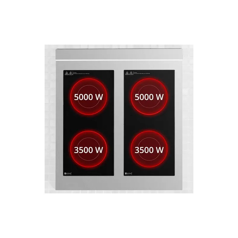 Royal Catering induktioliesi 17 000 W 4 x 30 cm 260 °C