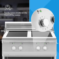 Royal Catering induktioliesi 17 000 W 4 x 30 cm 260 °C