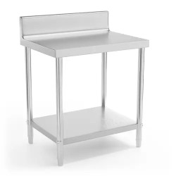 Royal Catering RCAT 80 60 N ruostumattomasta teräksestä valmistettu työpöytä 80 x 60 cm