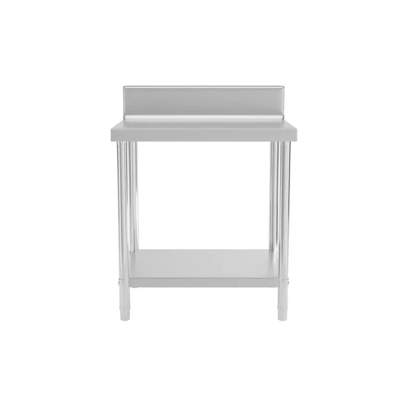 Royal Catering RCAT-80/60-N ruostumattomasta teräksestä valmistettu työpöytä 80 x 60 cm