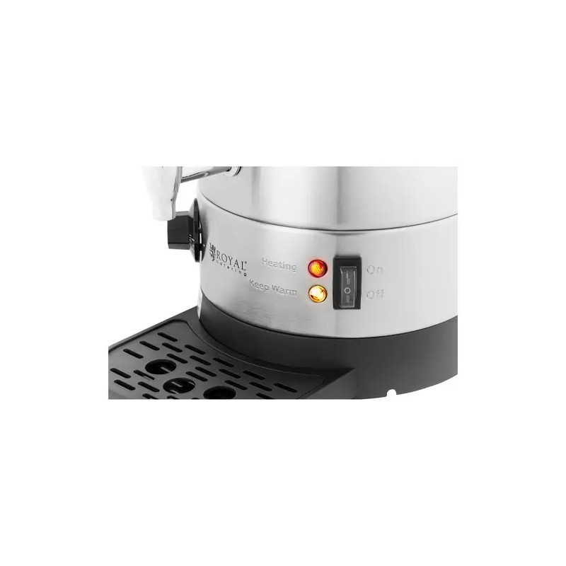 Royal Catering vedenkeitin 9 l 1500 W ruostumaton teräs hopea