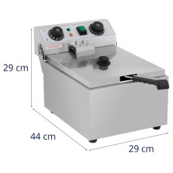 Royal Catering Elektro-fritteuse 10 l 3200 W ajastimella