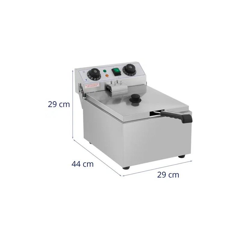 Royal Catering Elektro-fritteuse 10 l 3200 W ajastimella