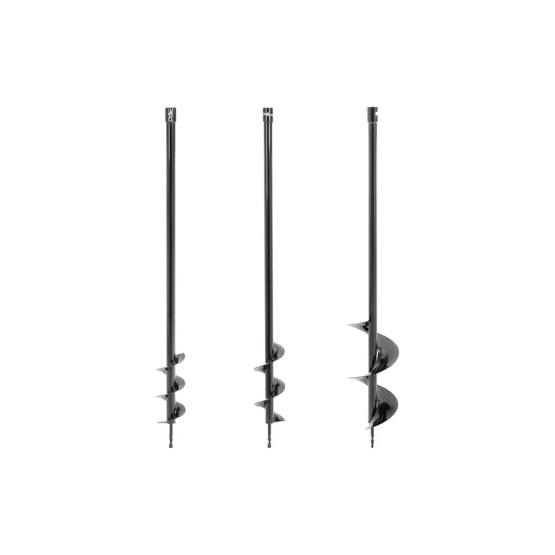 hillvert maapora 100 cm, 3 poranterää 80, 100 ja 150 mm