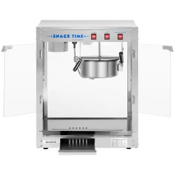 Royal Catering Popcorn-kone 1350 W 5 kg/h ruostumaton teräs hopea