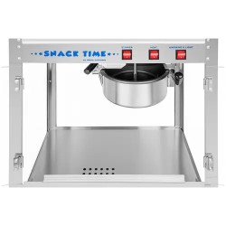 Royal Catering Popcorn-kone 1350 W 5 kg/h ruostumaton teräs hopea